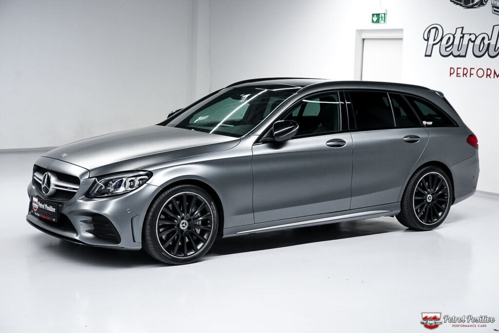 Mercedes C43 AMG TModell Grau Petrol Positive Performance Cars GmbH